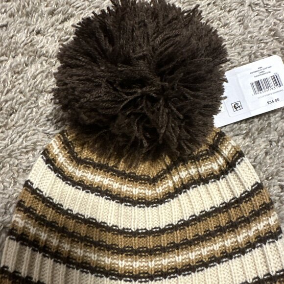 '47 Women's Golden State Warriors Espresso Cuff Knit NBA Basketball One Size - Picture 3 of 6